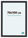 Como MDF Photo Frame 70x100cm Black Woodgrain Front Size | Yourdecoration.com
