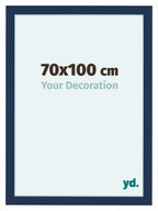 Como MDF Photo Frame 70x100cm Dark Blue Swept Front Size | Yourdecoration.com