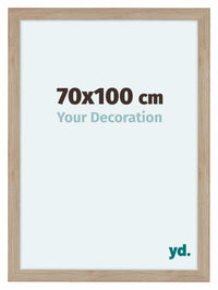 Como MDF Photo Frame 70x100cm Oak Light Front Size | Yourdecoration.com