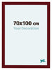 Como MDF Photo Frame 70x100cm Wine Red Swept Front Size | Yourdecoration.com