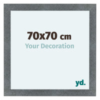 Como MDF Photo Frame 70x70cm Iron Swept Front Size | Yourdecoration.com