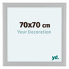 Como MDF Photo Frame 70x70cm White Matte Front Size | Yourdecoration.com