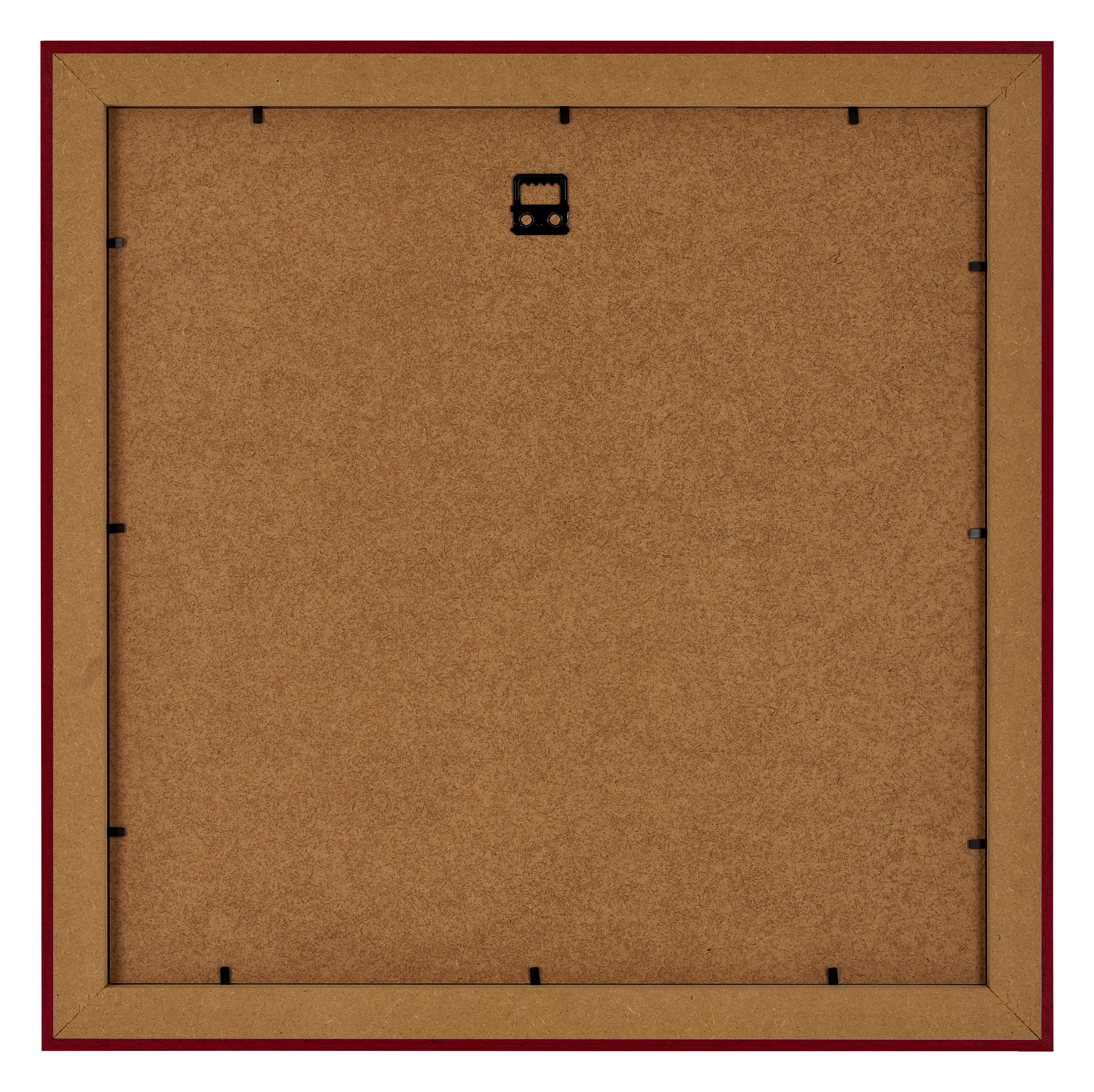 Como MDF Photo Frame 70x70cm Wine Red Swept Back | Yourdecoration.com