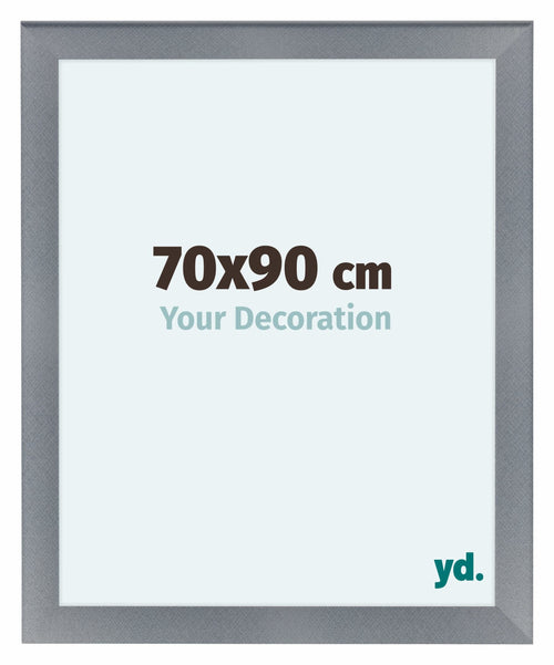 Como MDF Photo Frame 70x90cm Aluminium Brushed Front Size | Yourdecoration.com