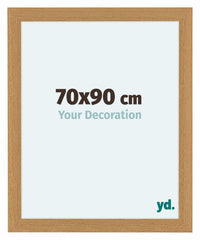 Como MDF Photo Frame 70x90cm Beech Front Size | Yourdecoration.com