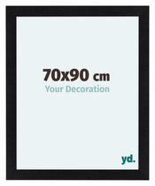 Como MDF Photo Frame 70x90cm Black Matte Front Size | Yourdecoration.com