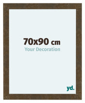 Como MDF Photo Frame 70x90cm Gold Antique Front Size | Yourdecoration.com