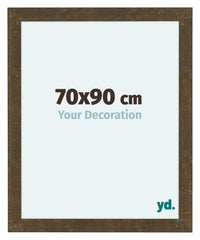 Como MDF Photo Frame 70x90cm Gold Antique Front Size | Yourdecoration.com