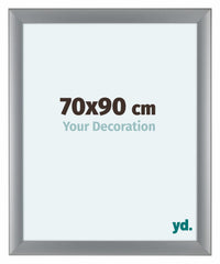 Como MDF Photo Frame 70x90cm Silver Matte Front Size | Yourdecoration.com