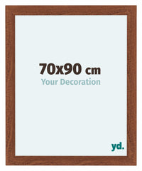 Como MDF Photo Frame 70x90cm Walnut Front Size | Yourdecoration.com