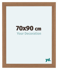 Como MDF Photo Frame 70x90cm Walnut Light Front Size | Yourdecoration.com