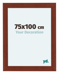Como MDF Photo Frame 75x100cm Cherry Front Size | Yourdecoration.com