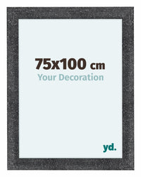 Como MDF Photo Frame 75x100cm Gray Swept Front Size | Yourdecoration.com