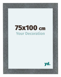 Como MDF Photo Frame 75x100cm Iron Swept Front Size | Yourdecoration.com