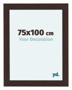 Como MDF Photo Frame 75x100cm Oak Dark Front Size | Yourdecoration.com
