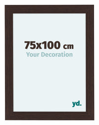 Como MDF Photo Frame 75x100cm Oak Dark Front Size | Yourdecoration.com