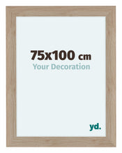 Como MDF Photo Frame 75x100cm Oak Light Front Size | Yourdecoration.com