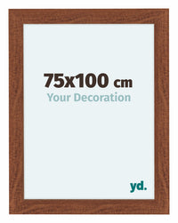 Como MDF Photo Frame 75x100cm Walnut Front Size | Yourdecoration.com