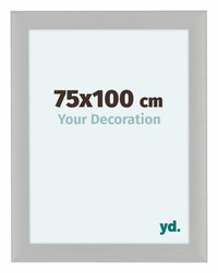 Como MDF Photo Frame 75x100cm White Woodgrain Front Size | Yourdecoration.com