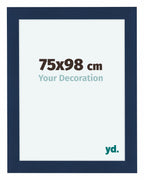 Como MDF Photo Frame 75x98cm Dark Blue Swept Front Size | Yourdecoration.com