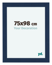 Como MDF Photo Frame 75x98cm Dark Blue Swept Front Size | Yourdecoration.com