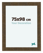 Como MDF Photo Frame 75x98cm Gold Antique Front Size | Yourdecoration.com
