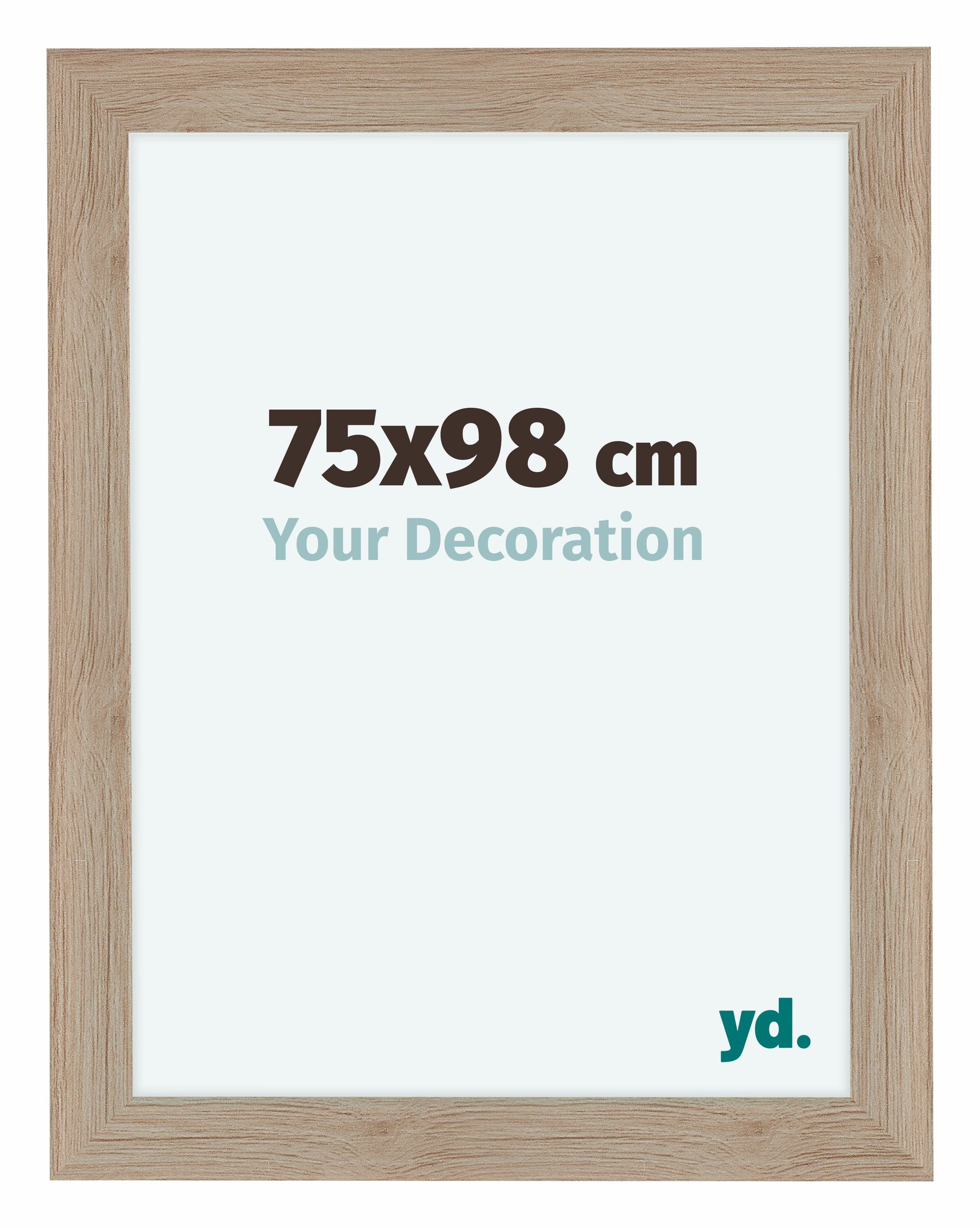 Como MDF Photo Frame 75x98cm Oak Light Front Size | Yourdecoration.com