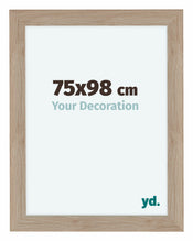 Como MDF Photo Frame 75x98cm Oak Light Front Size | Yourdecoration.com
