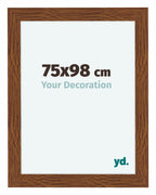 Como MDF Photo Frame 75x98cm Oak Rustic Front Size | Yourdecoration.com