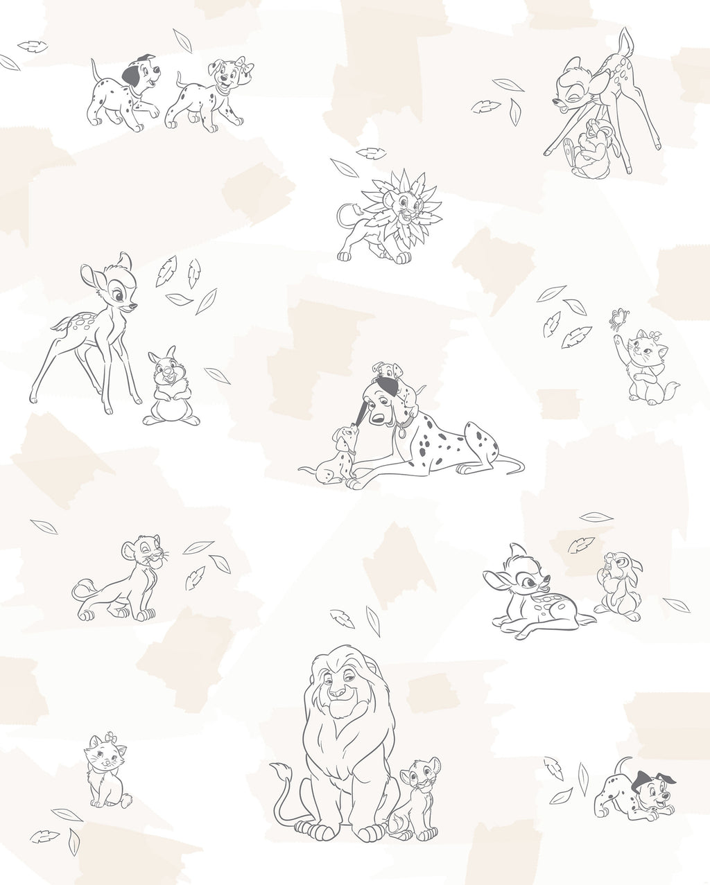 Disney Animals Wall Mural DX4 225 | Yourdecoration.com