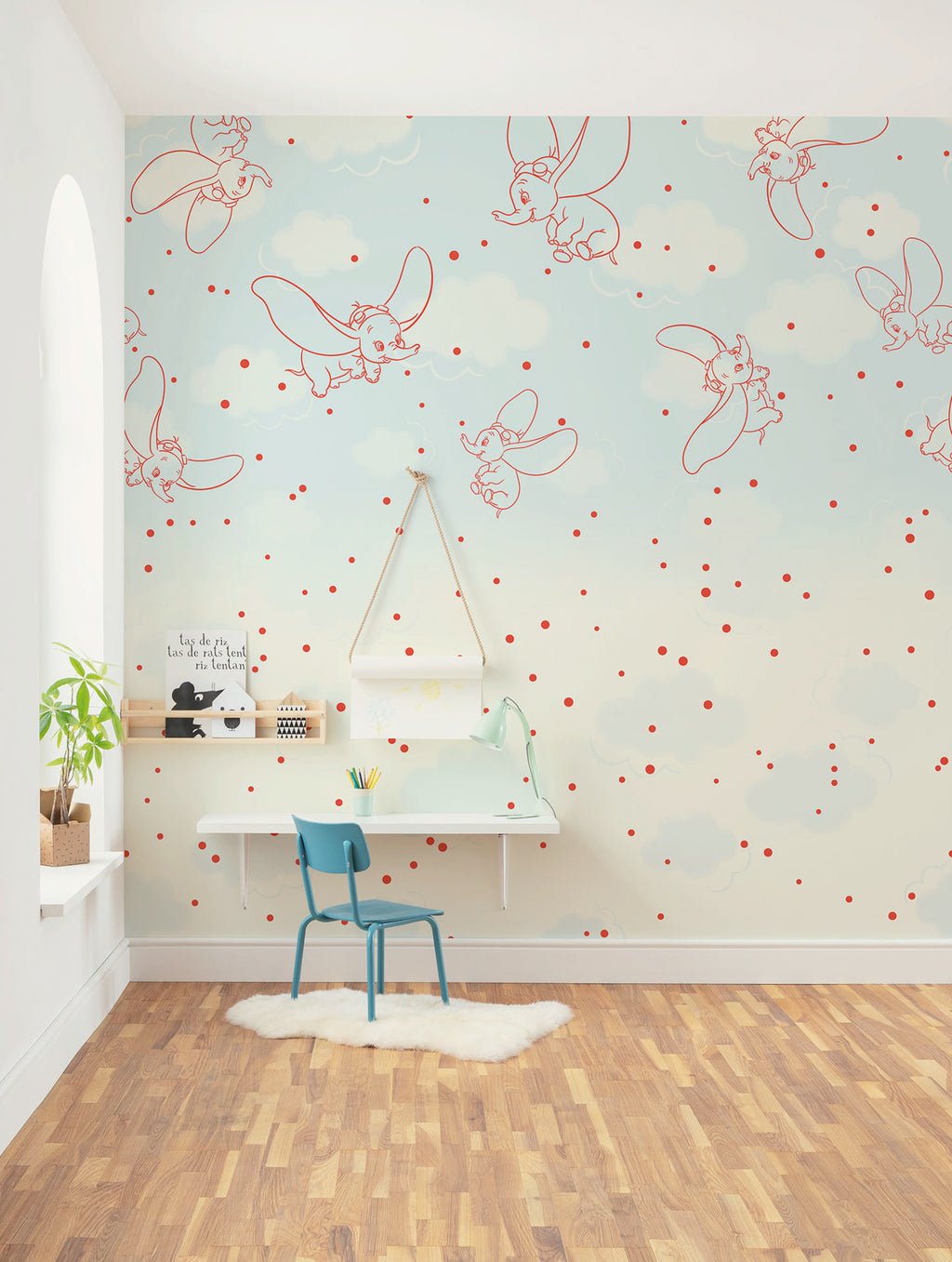 Disney Dumbo Clouds Interior Wall Mural DX5 246 | Yourdecoration.com