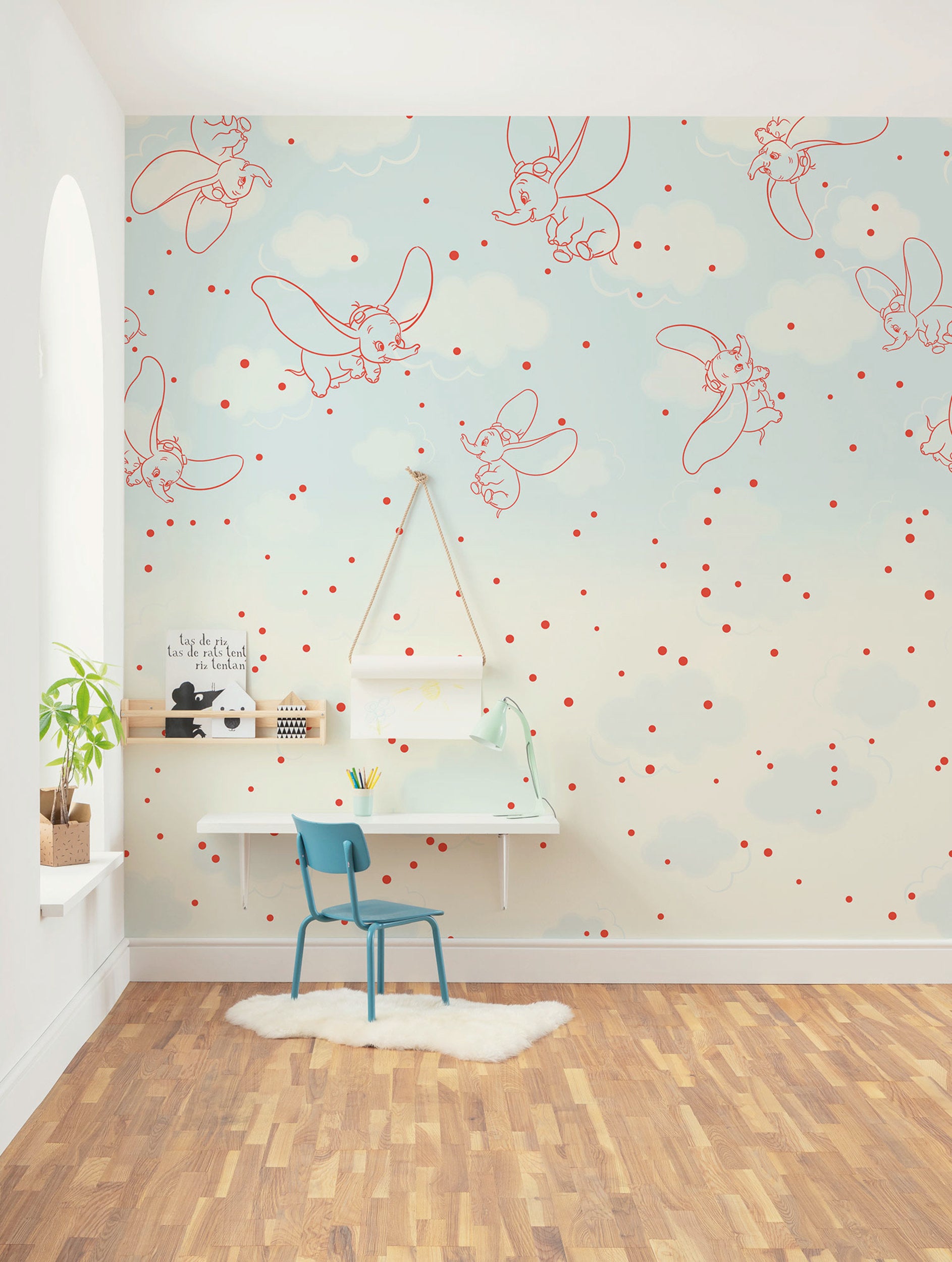 Disney Dumbo Clouds Interior Wall Mural DX5 246 | Yourdecoration.com