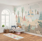 Disney Frozen Castle Playground Interior Wall Mural DX6 224 | Yourdecoration.com