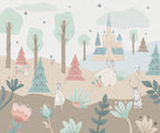 Disney Frozen Castle Playground Wall Mural DX6 224 | Yourdecoration.com