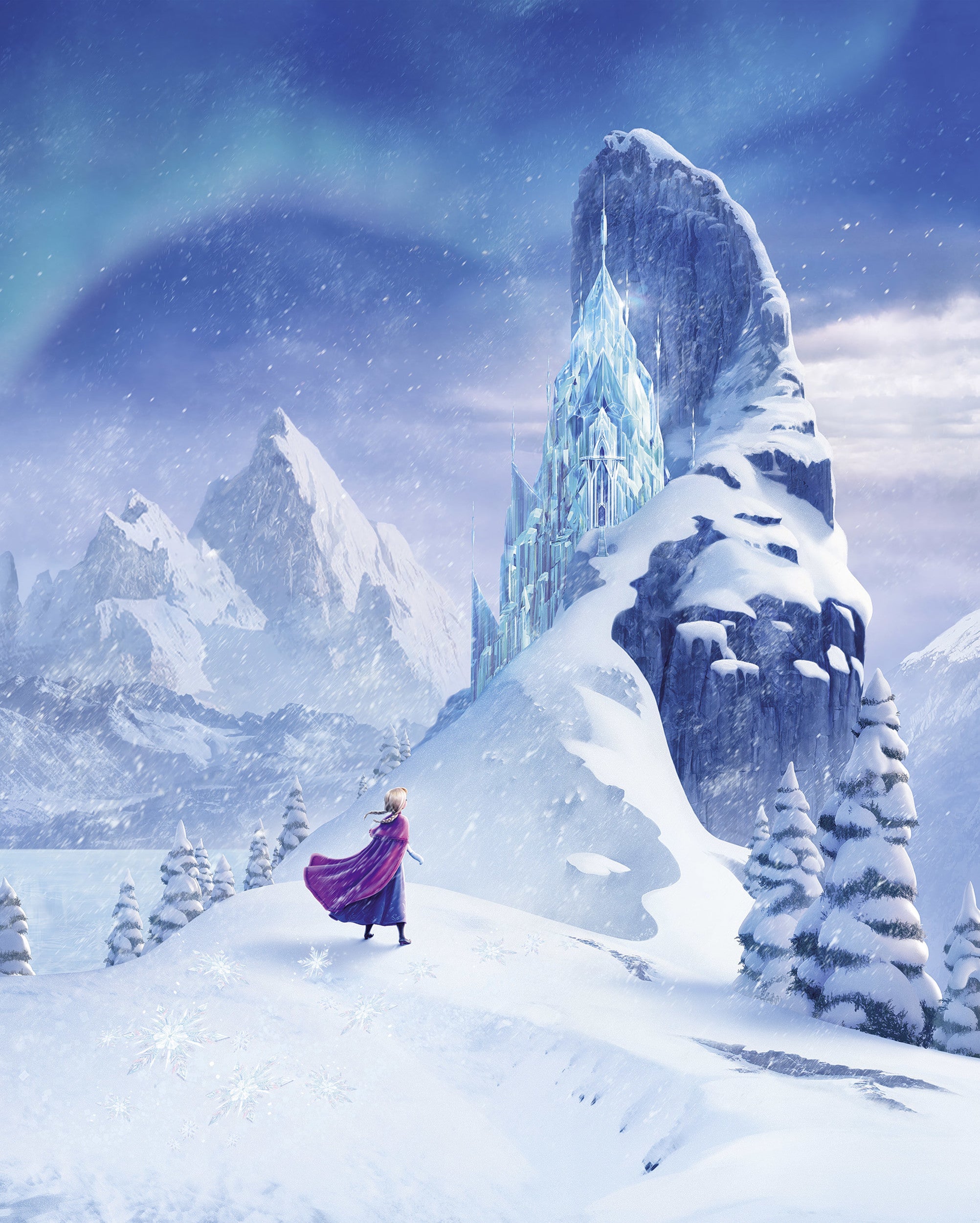 Disney Frozen Ice Castle Wall Mural DX4 206 | Yourdecoration.com