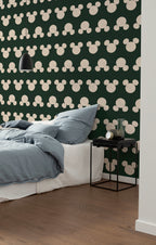 Disney Mickey Mouse Green Heads Interior Wall Mural DX4 200 | Yourdecoration.com