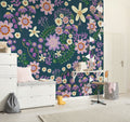 Disney Minnie Mouse Gardening Club Blue Interior Wall Mural DX5 215 | Yourdecoration.com