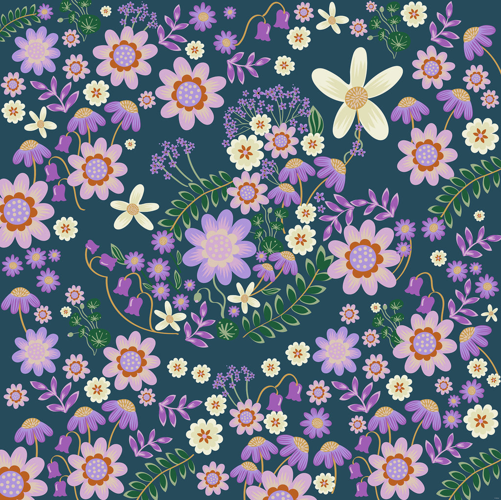 Disney Minnie Mouse Gardening Club Blue Wall Mural DX5 215 | Yourdecoration.com