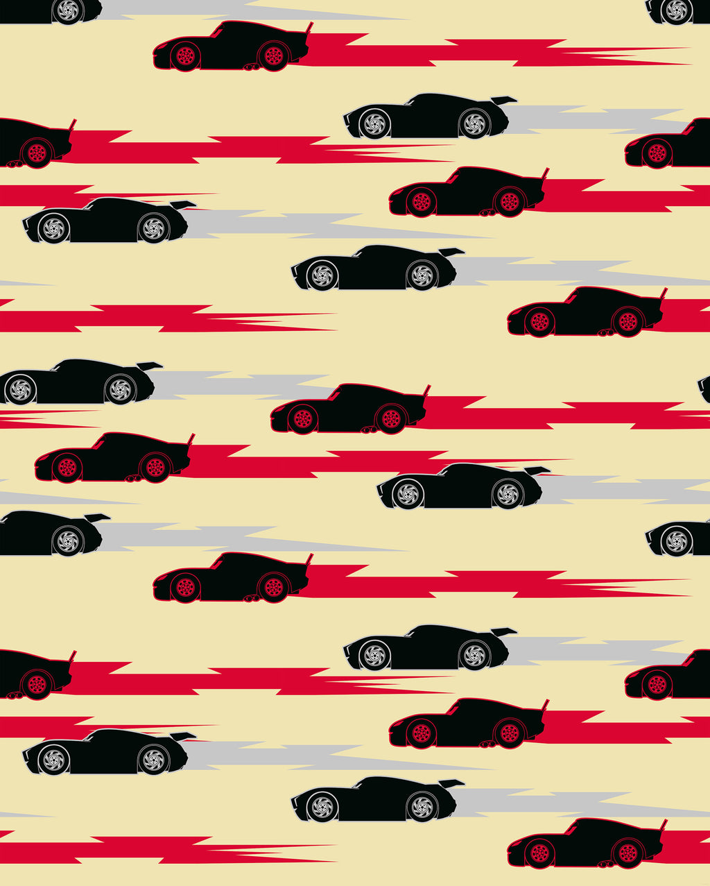 Disney Pixar Cars Pattern Wall Mural DX4 207 | Yourdecoration.com