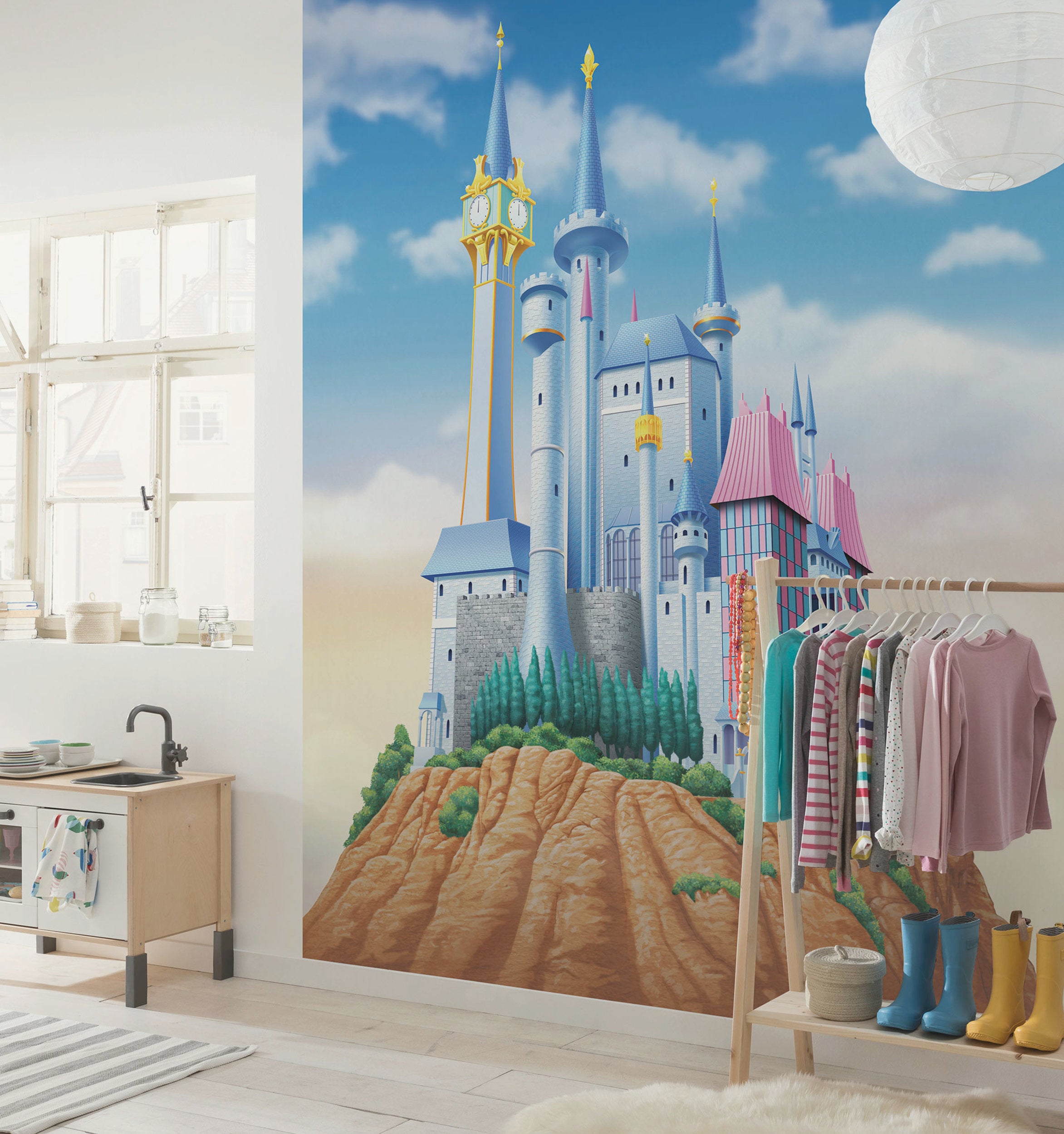 Disney Princess Cinderella Castle Interior Wall Mural DX4 233 | Yourdecoration.com