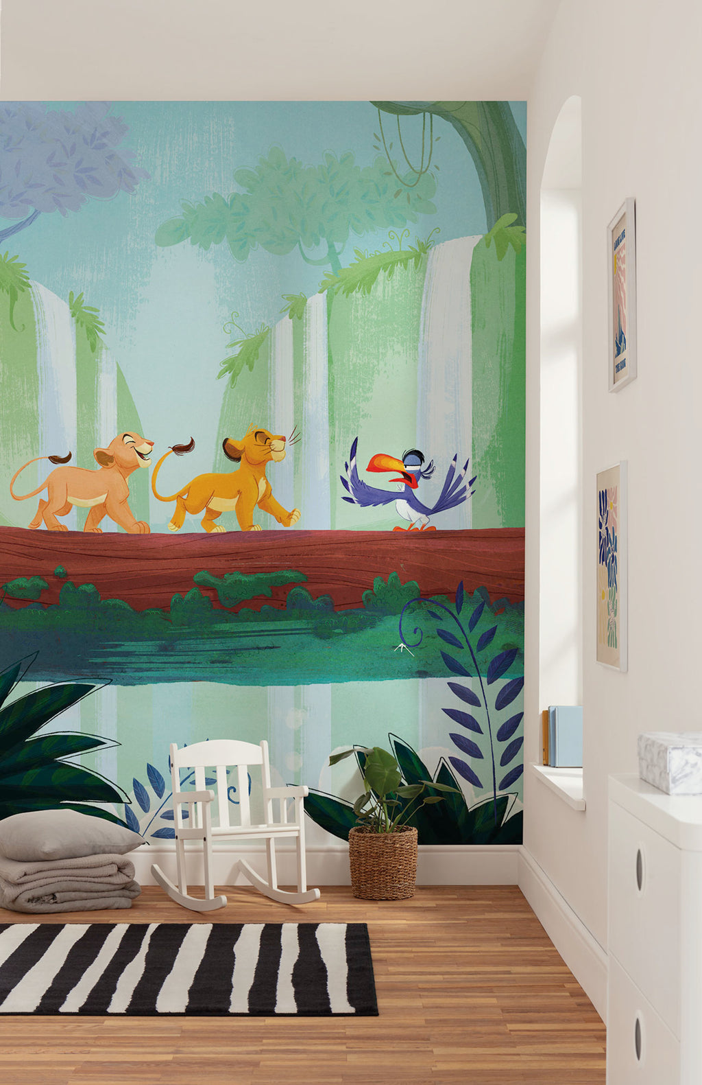 Disney The Lion King Classic Waterfall Interior Wall Mural DX4 220 | Yourdecoration.com