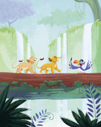 Disney The Lion King Classic Waterfall Wall Mural DX4 220 | Yourdecoration.com