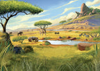 Disney The Lion King Savanna Wall Mural DX7 236 | Yourdecoration.com