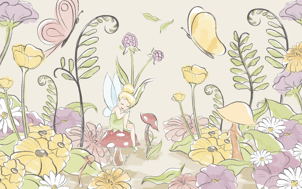 Disney Tinker Bell Infant Wall Mural DX8 219 | Yourdecoration.com