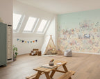 Disney Winnie the Pooh Flowerfield Interior Wall Mural DX6 194 | Yourdecoration.com
