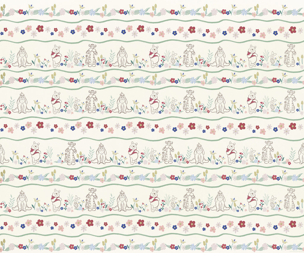 Disney Winnie the Pooh Friends In Garden Wall Mural DX6 237 | Yourdecoration.com