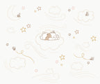 Disney Winnie the Pooh Sleepy little Bear Wall Mural DX6 230 | Yourdecoration.com