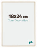 Evry Plastic Photo Frame 18x24cm Beech Light Front Size | Yourdecoration.com