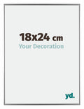 Evry Plastic Photo Frame 18x24cm Silver Front Size | Yourdecoration.com