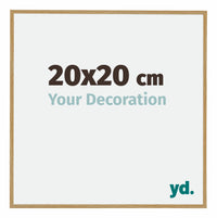 Evry Plastic Photo Frame 20x20 Beech Light Front Size | Yourdecoration.com